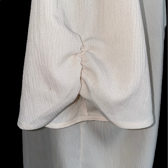 NWT Active USA Lightweight Women’s Cream Button Blouse sz 1XL - Picture 9 of 10